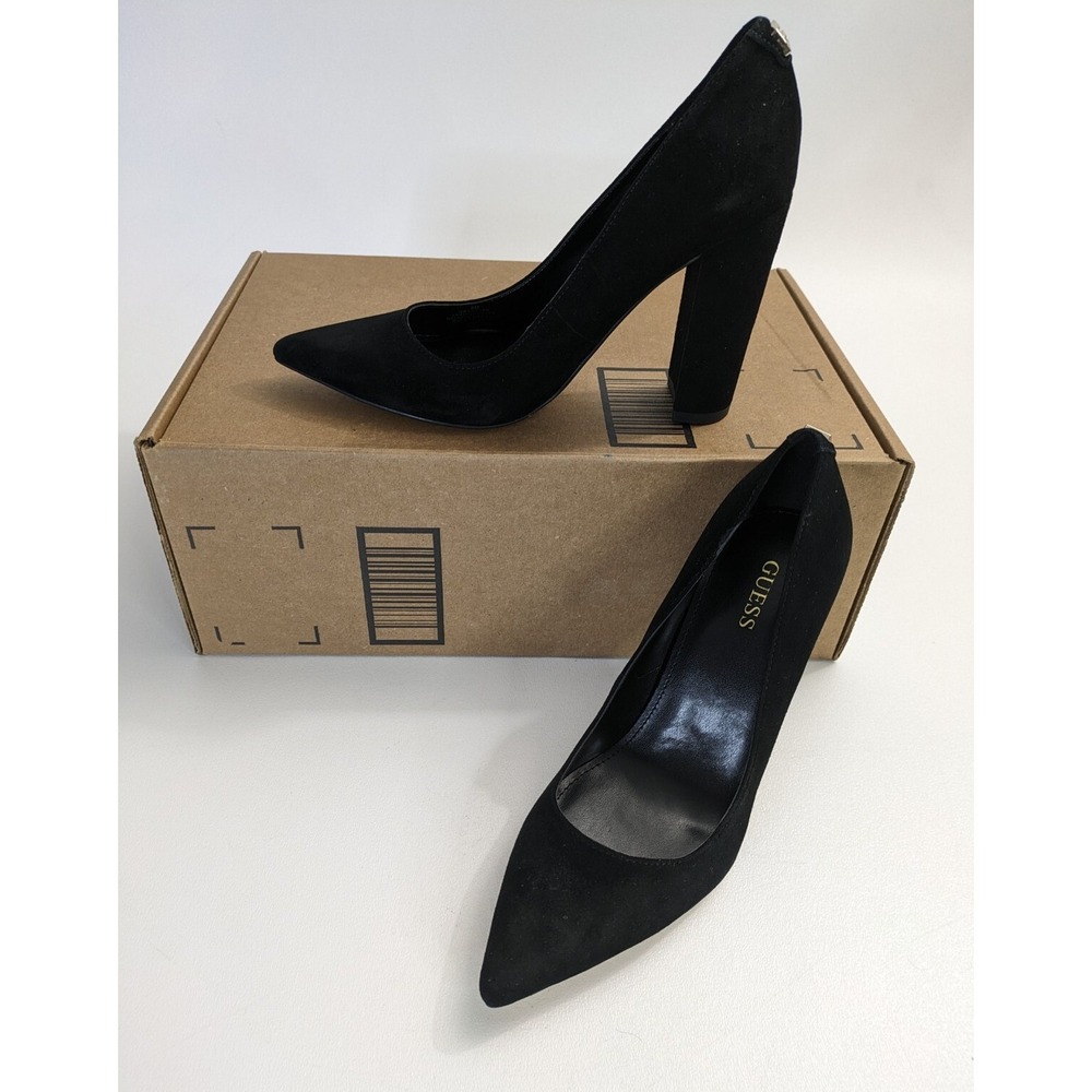 GUESS Women's Abigail Pump, Black 6M
